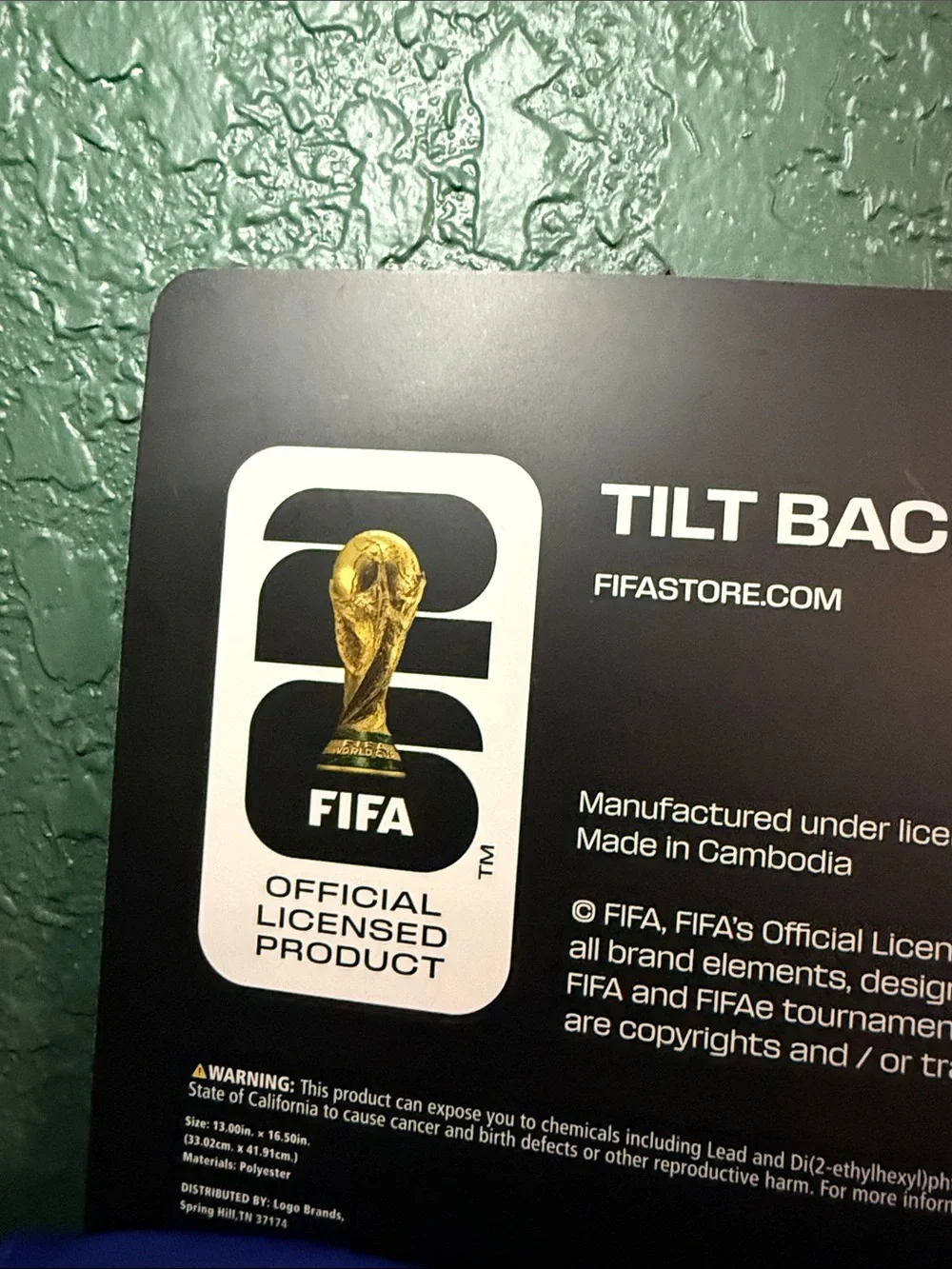 NEW! FIFA World Cup 2026 USA Design Drawstring Backpack Official Licensed